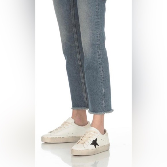 Golden Goose Hi Star NIB Auth White Black Ivory - Picture 2 of 12